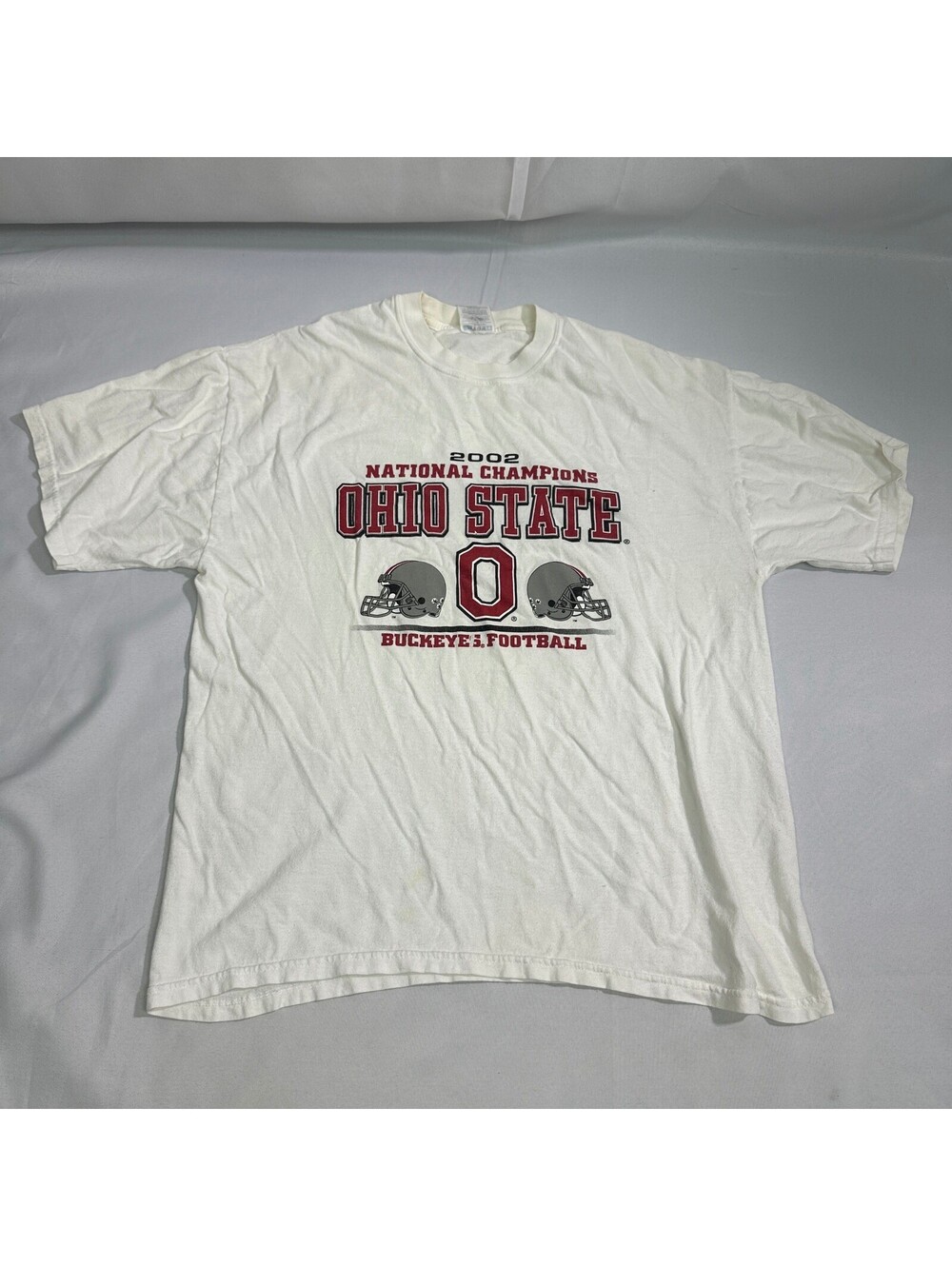 Vintage Jerzees Mens XL Ohio State 2002 National Champs Tee